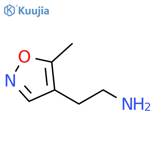 2-(5-Methyl-1,2-oxazol-4-yl)ethan-1-amine structure