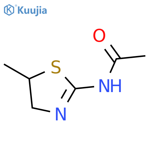 N-(5-methyl-4,5-dihydro-1,3-thiazol-2-yl)acetamide structure