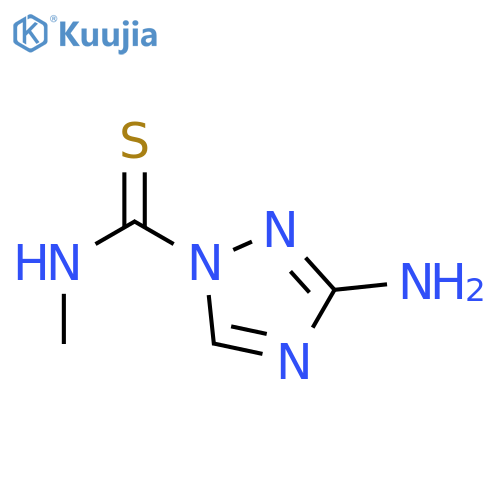 1H-1,2,4-Triazole-1-carbothioamide,3-amino-N-methyl- structure