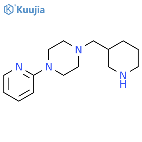 1-(piperidin-3-ylmethyl)-4-(pyridin-2-yl)piperazine structure