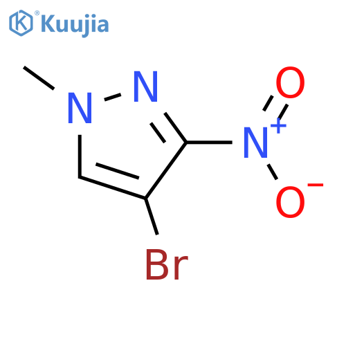4-bromo-1-methyl-3-nitro-pyrazole structure