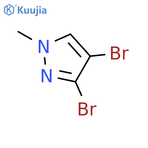 3,4-dibromo-1-methyl-pyrazole structure