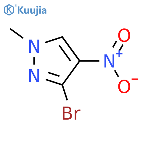 3-Bromo-1-methyl-4-nitro-1H-pyrazole structure