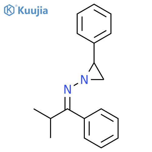 1-Aziridinamine, N-(2-methyl-1-phenylpropylidene)-2-phenyl- structure