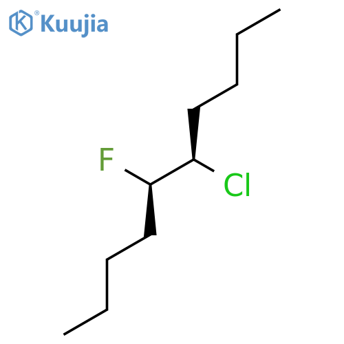 DECANE, 5-CHLORO-6-FLUORO-, (R*,R*)- structure