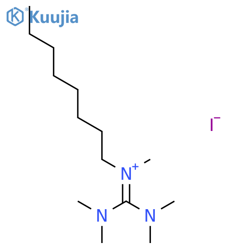 1-Octanaminium, N-[bis(dimethylamino)methylene]-N-methyl-, iodide structure