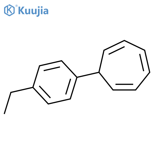1,3,5-Cycloheptatriene, 7-(4-ethylphenyl)- structure