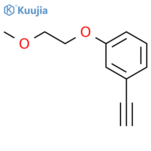 Benzene, 1-ethynyl-3-(2-methoxyethoxy)- structure