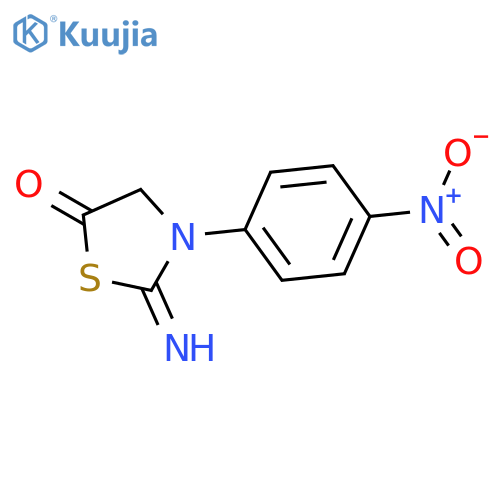5-Thiazolidinone, 2-imino-3-(4-nitrophenyl)- structure