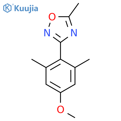 1,2,4-Oxadiazole, 3-(4-methoxy-2,6-dimethylphenyl)-5-methyl- structure