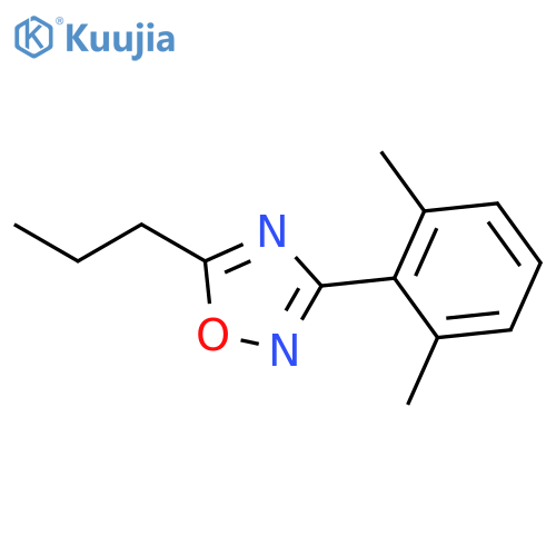1,2,4-Oxadiazole, 3-(2,6-dimethylphenyl)-5-propyl- structure