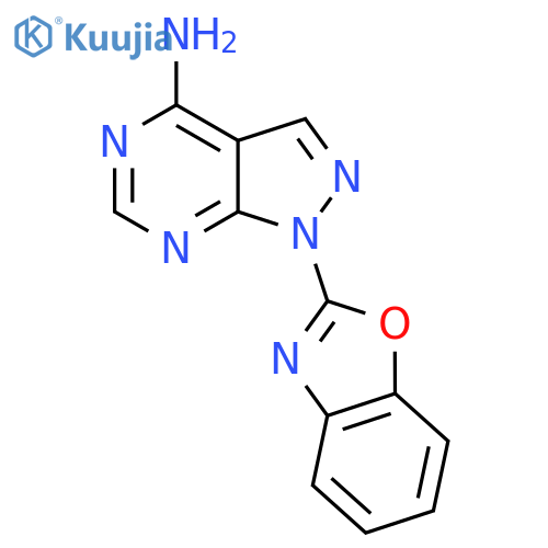 1-(1,3-Benzoxazol-2-yl)pyrazolo[3,4-d]pyrimidin-4-amine structure
