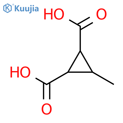 3-methylcyclopropane-1,2-dicarboxylic acid, Mixture of diastereomers structure