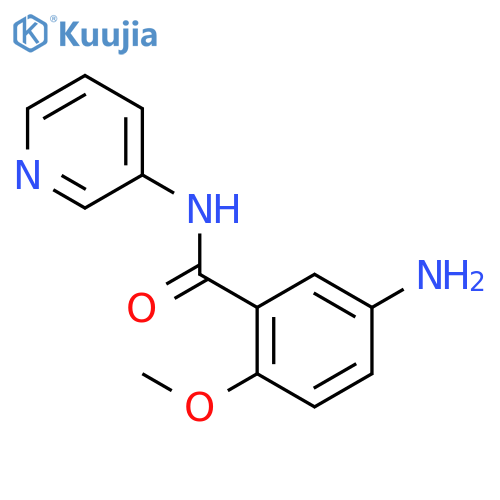 Benzamide, 5-amino-2-methoxy-N-3-pyridinyl- structure
