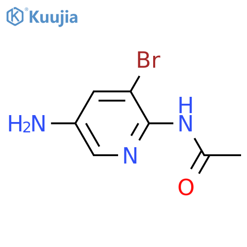 2-Acetamido-5-amino-3-bromopyridine structure