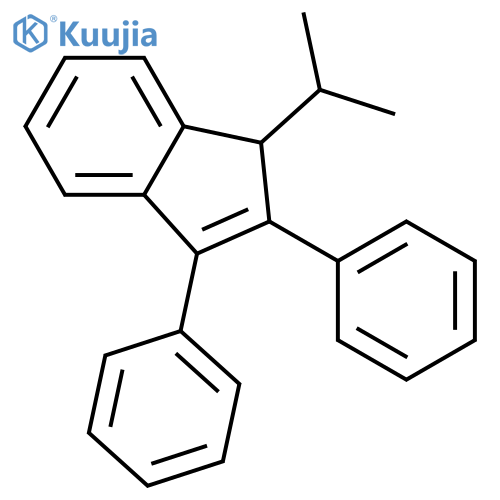 1H-Indene, 1-(1-methylethyl)-2,3-diphenyl- structure