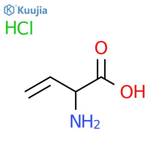 3-Butenoic acid, 2-amino-, hydrochloride structure