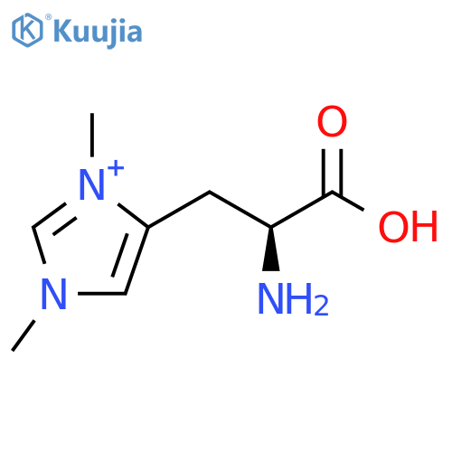 1H-Imidazolium, 4-(2-amino-2-carboxyethyl)-1,3-dimethyl-, (S)- structure