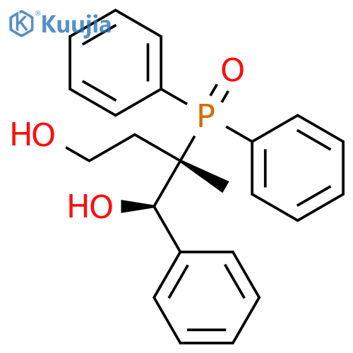1,4-Butanediol, 2-(diphenylphosphinyl)-2-methyl-1-phenyl-, (R*,S*)- structure