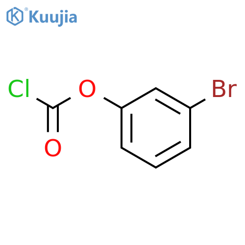 3-bromophenyl chloroformate structure