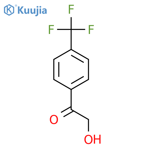 2-hydroxy-1-4-(trifluoromethyl)phenylethan-1-one structure