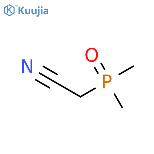 Acetonitrile, (dimethylphosphinyl)- structure