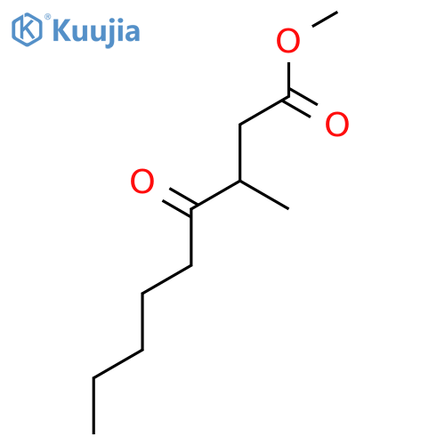Nonanoic acid, 3-methyl-4-oxo-, methyl ester structure