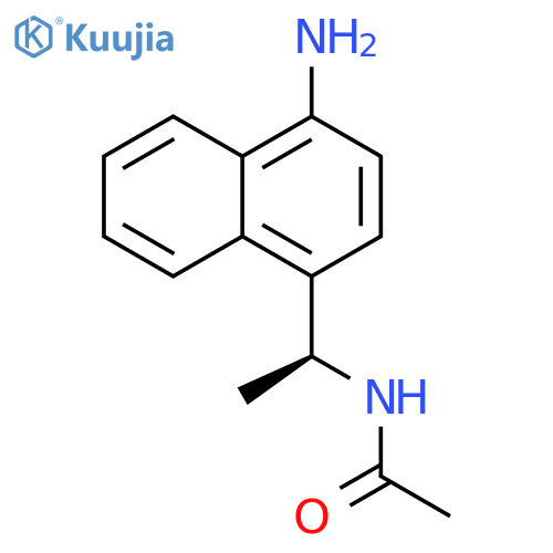 Acetamide, N-[1-(4-amino-1-naphthalenyl)ethyl]-, (S)- (9CI) structure