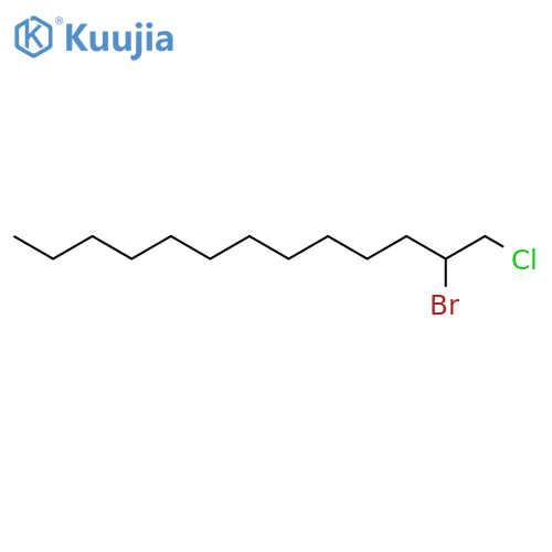 Tridecane, 2-bromo-1-chloro- structure