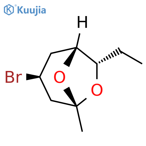 6,8-Dioxabicyclo[3.2.1]octane, 3-bromo-7-ethyl-5-methyl-, (1R,3S,5S,7S)-rel- structure