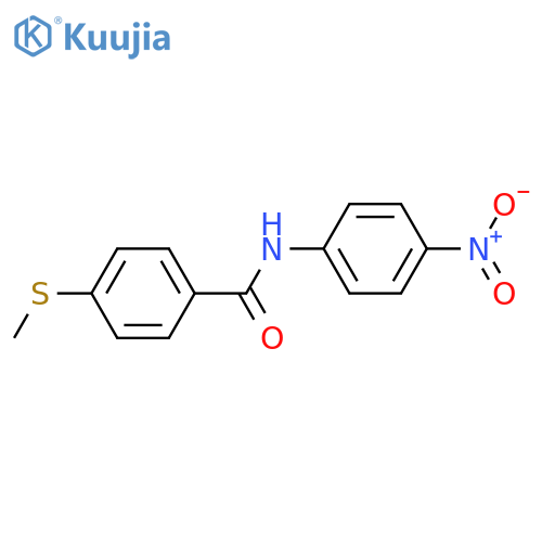 4-(methylsulfanyl)-N-(4-nitrophenyl)benzamide structure
