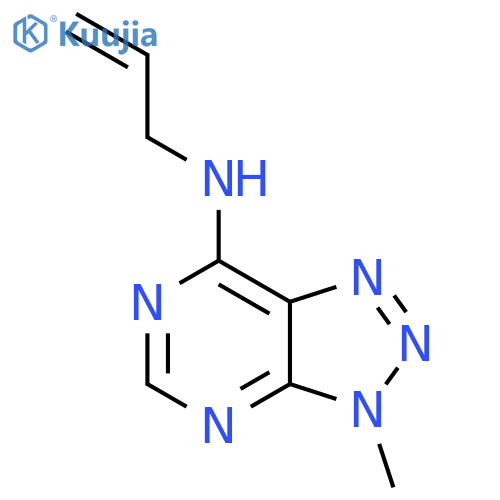 N-allyl-3-methyl-3H-1,2,3triazolo4,5-dpyrimidin-7-amine structure