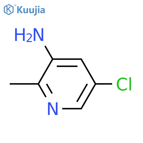 3-amino-5-chloro-2-methylpyridine structure