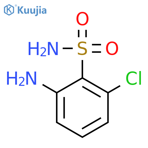 2-amino-6-chlorobenzene-1-sulfonamide structure