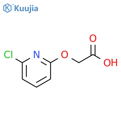 2-(6-chloropyridin-2-yl)oxyacetic acid structure