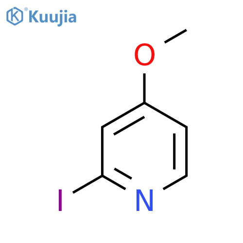 2-iodo-4-methoxypyridine structure