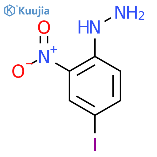 4-Iodo-2-nitrophenylhydrazine structure