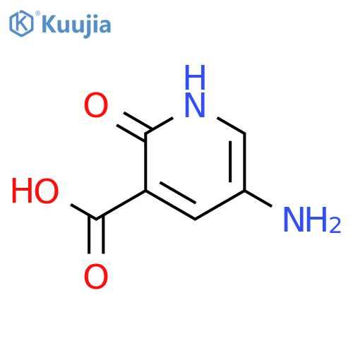 5-Amino-2-hydroxypyridine-3-carboxylic acid structure