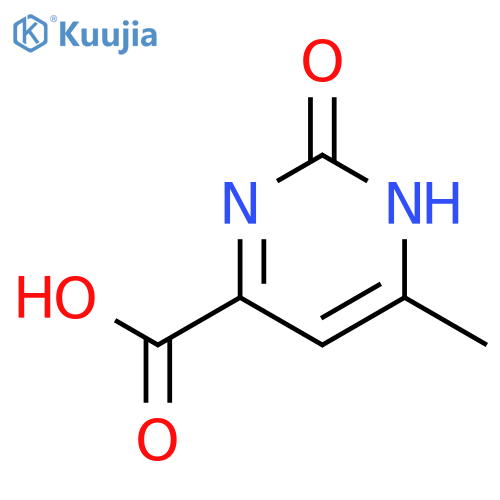 4-methyl-2-oxo-1H-pyrimidine-6-carboxylic acid structure