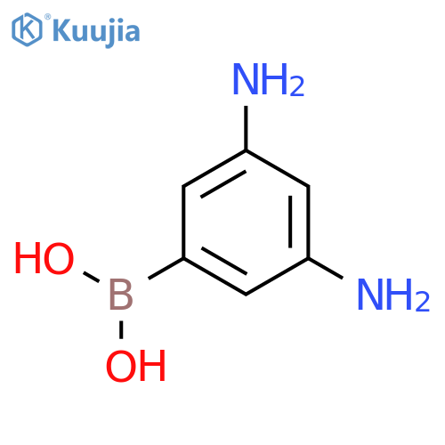 (3,5-diaminophenyl)boronic acid structure