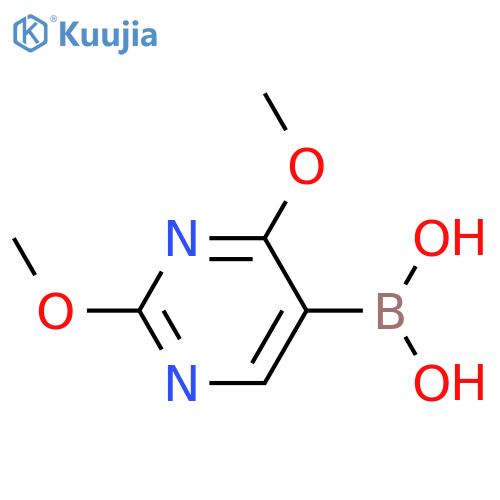 2,4-Dimethoxypyrimidine-5-boronic acid structure