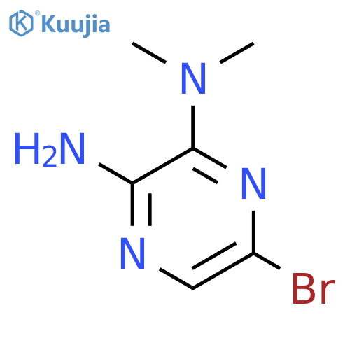 6-Bromo-N2,N2-dimethylpyrazine-2,3-diamine structure