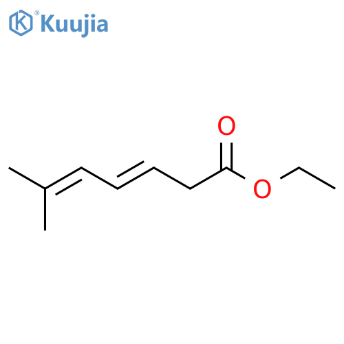 3,5-Heptadienoic acid, 6-methyl-, ethyl ester, (E)- structure