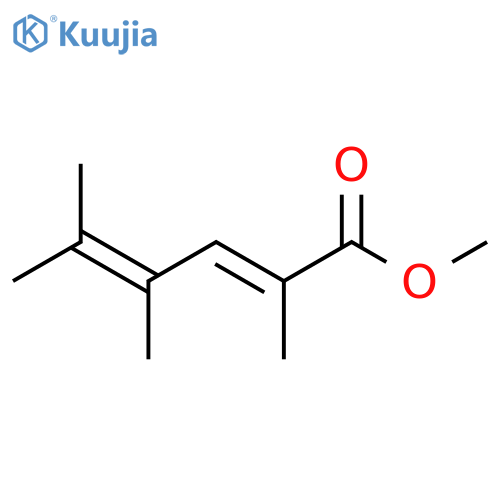 2,4-Hexadienoic acid, 2,4,5-trimethyl-, methyl ester, (E)- structure