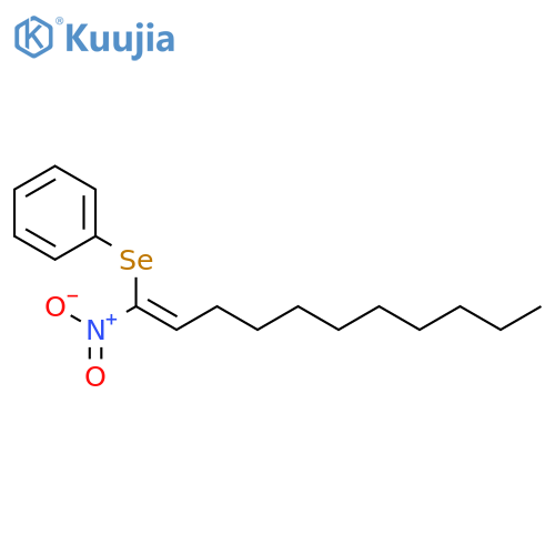 Benzene, [(1-nitro-1-undecenyl)seleno]-, (Z)- (9CI) structure