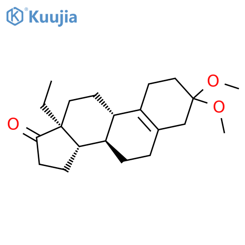 Gon-5(10)-en-17-one, 13-ethyl-3,3-dimethoxy- structure
