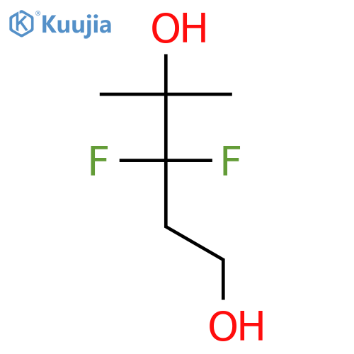 1,4-Pentanediol, 3,3-difluoro-4-methyl- structure