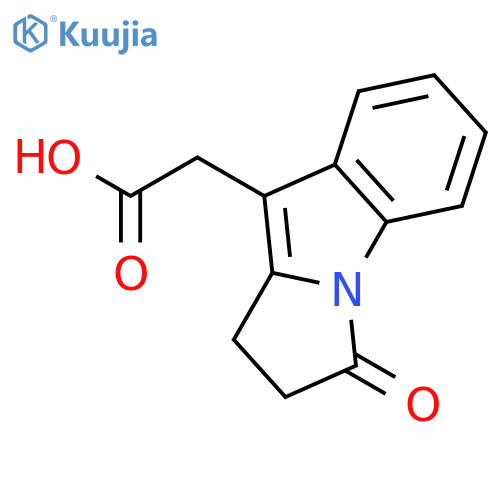 1H-Pyrrolo[1,2-a]indole-9-acetic acid, 2,3-dihydro-3-oxo- structure