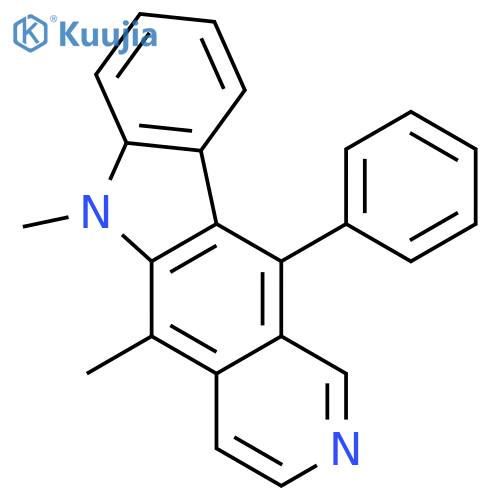 6H-Pyrido[4,3-b]carbazole, 5,6-dimethyl-11-phenyl- structure