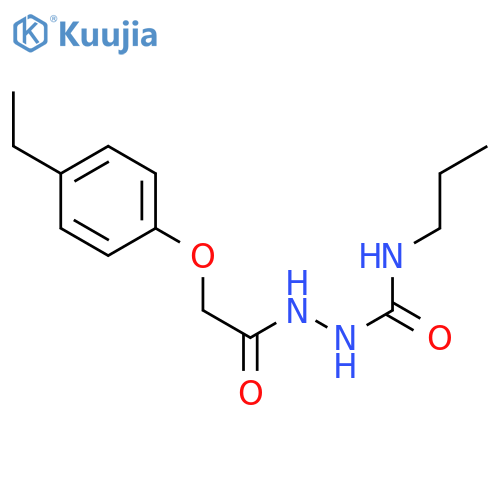 1-[[2-(4-ethylphenoxy)acetyl]amino]-3-propylurea structure